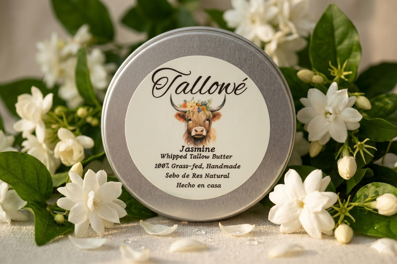 Tallow Jasmine 2oz tin