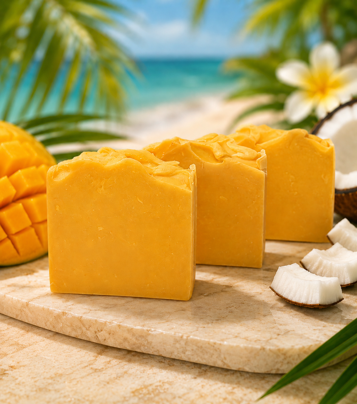 Mango Coconut Sorbet Soap